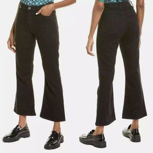 Sandro 38 Rudolphe Noir Flare Black High Rise